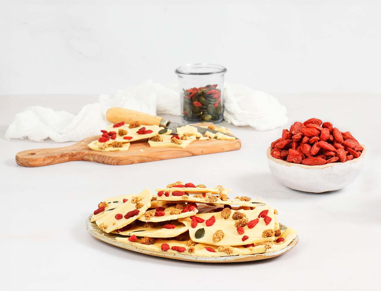 Recipe: White Chocolate Superfood Bark - Nutritious, Crunchy, and Naturally Sweet