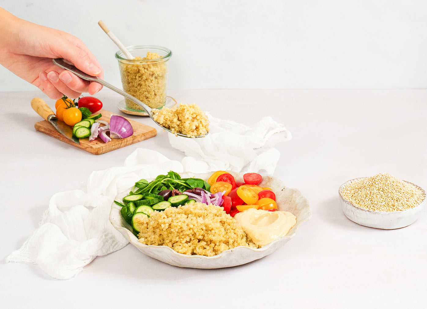 Recipe: Mediterranean Quinoa Bowl - Nutritious, crunchy, and creamy