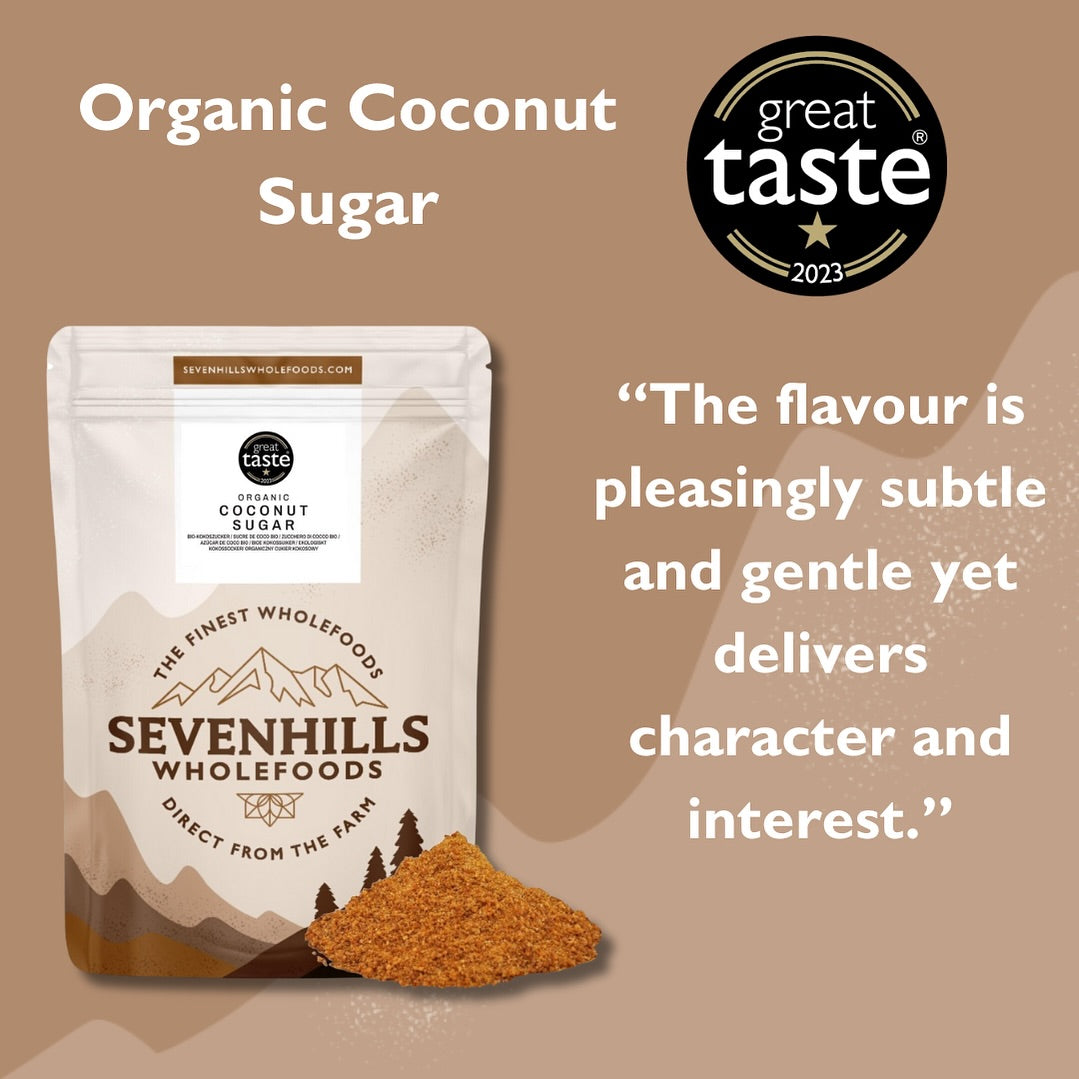 sevenhills wholefoods organic coconut sugar great taste award 2023