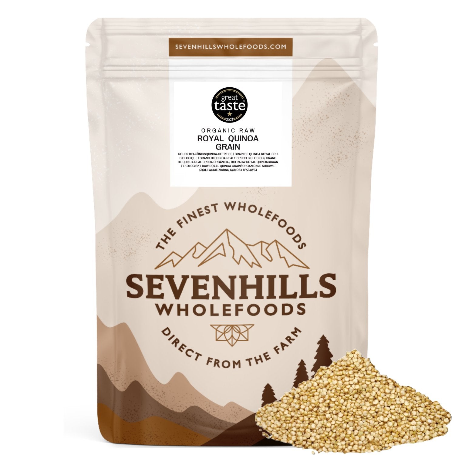 Organic Raw Royal Quinoa Grain – Sevenhills Wholefoods