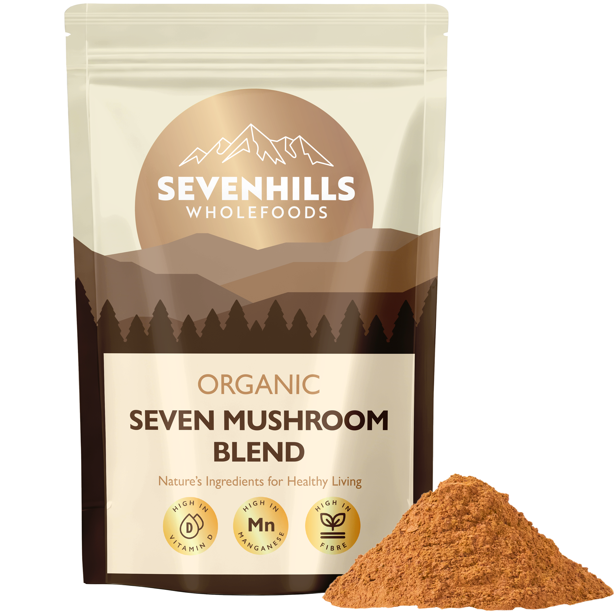 Organic Seven Mushroom Blend – Sevenhills Wholefoods