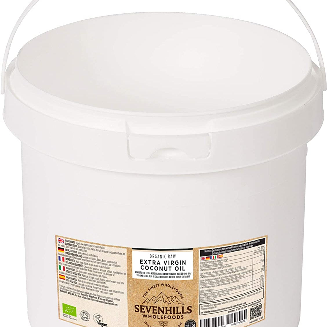 10 litre coconut oil & nutritional info