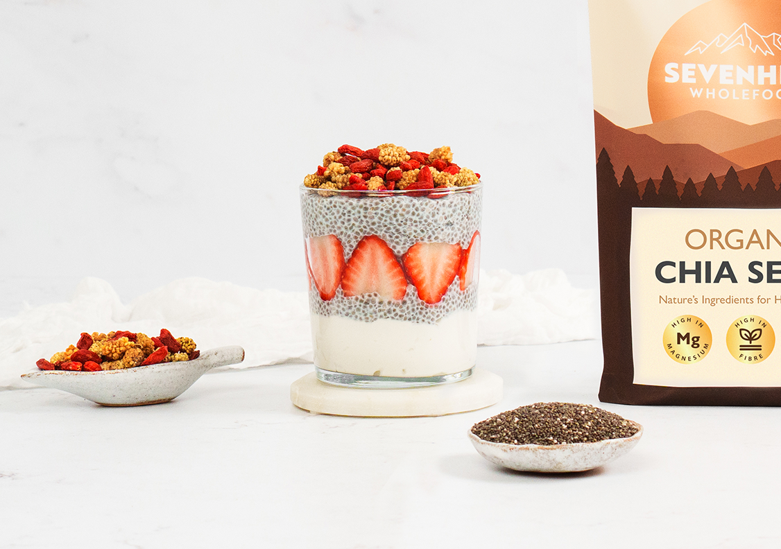 Creamy Strawberry Chia Pudding