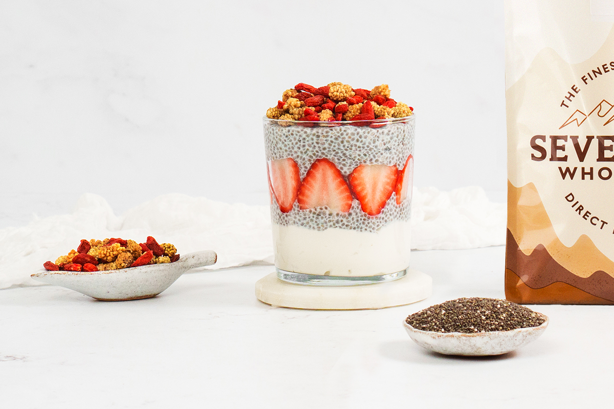 Creamy Strawberry Chia Pudding