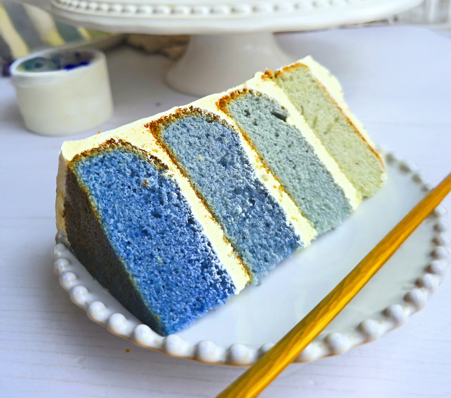 Blue Sky Sponge Cake