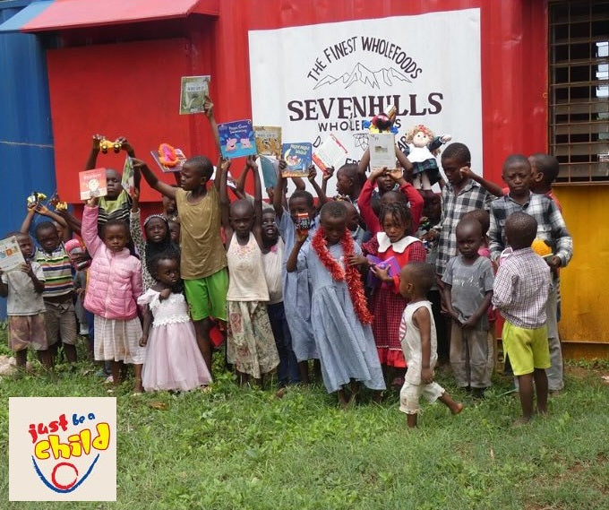 sevenhills wholefoods just be a child charity
