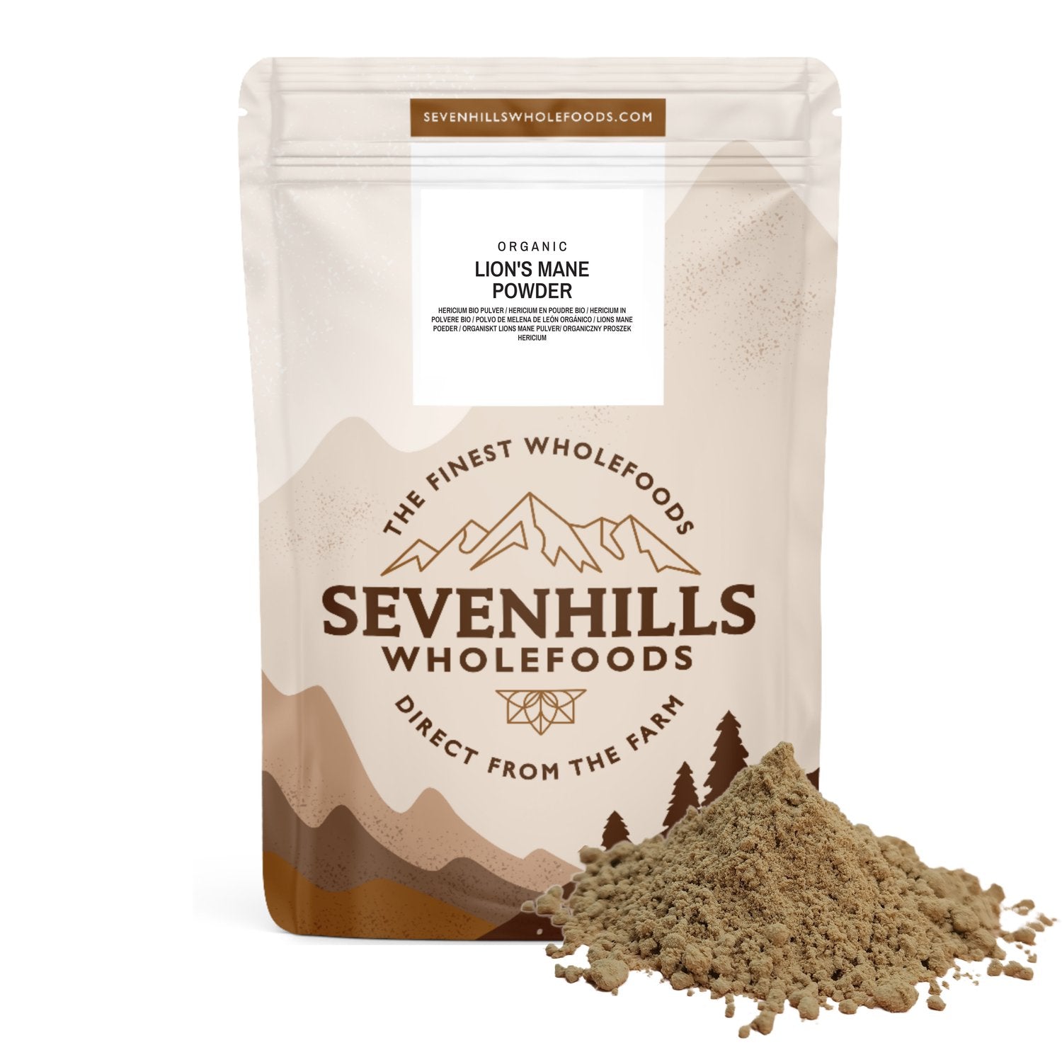 Organic Lion's Mane Powder – Sevenhills Wholefoods