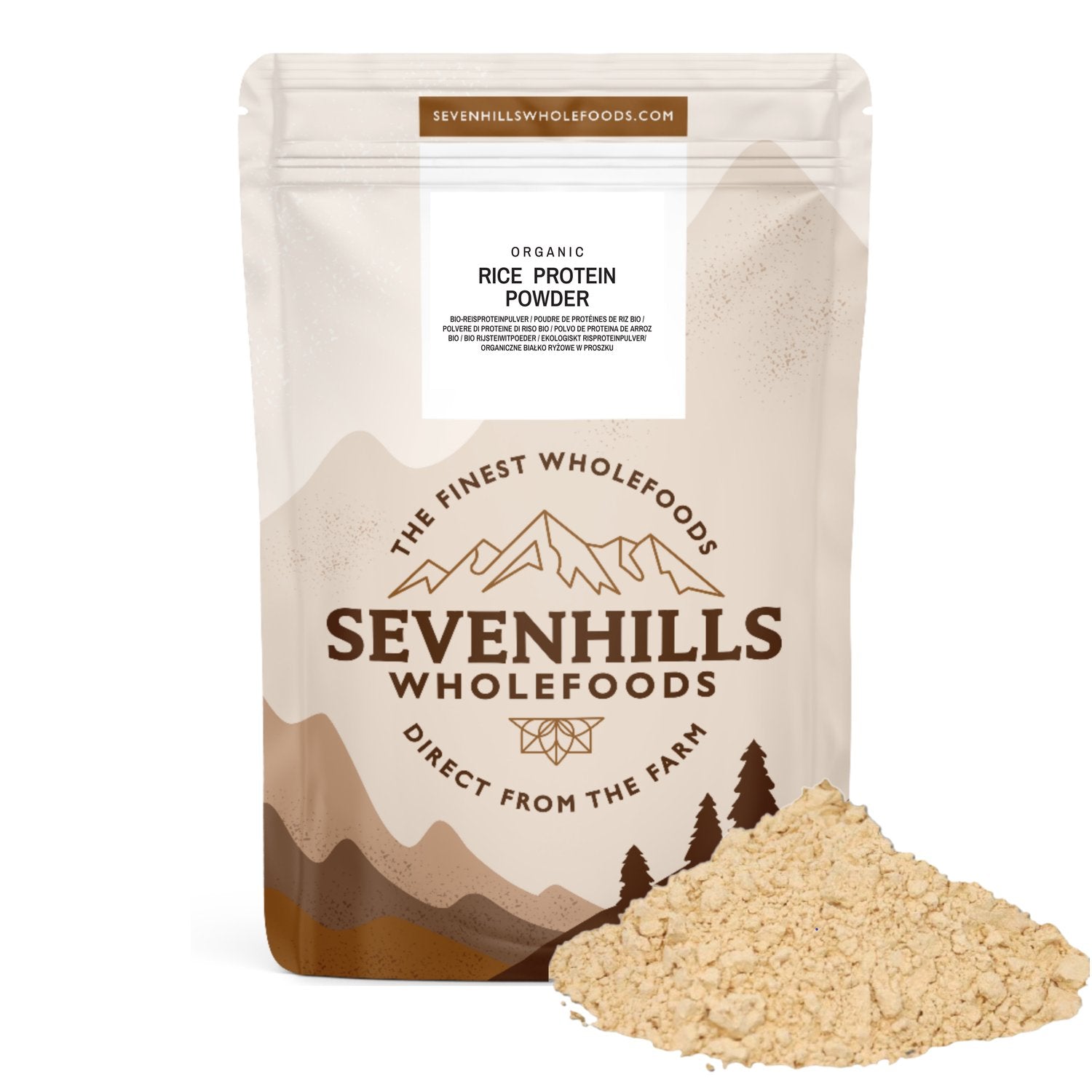 Organic Rice Protein Powder – Sevenhills Wholefoods