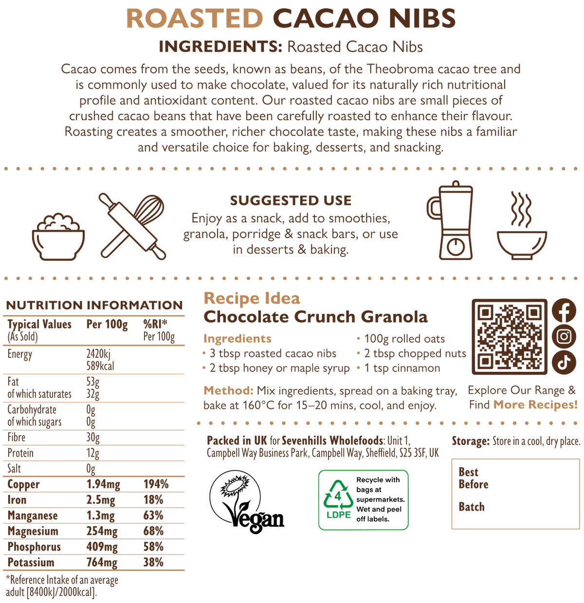 Roasted Cacao Nibs
