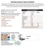 Organic European Barley Grass Powder