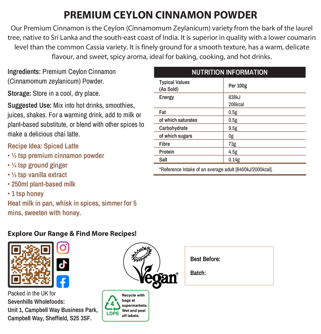 Premium Ceylon Cinnamon Powder