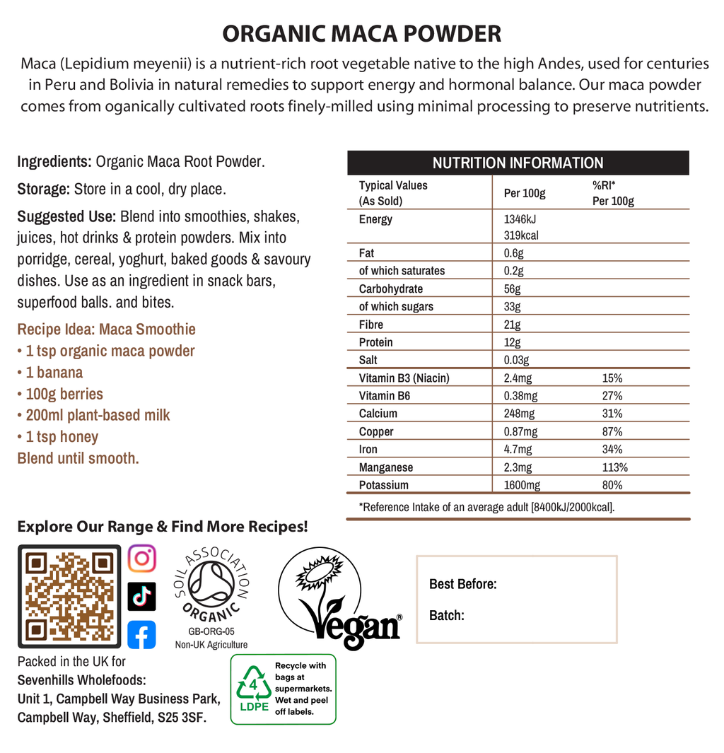 Organic Maca Powder