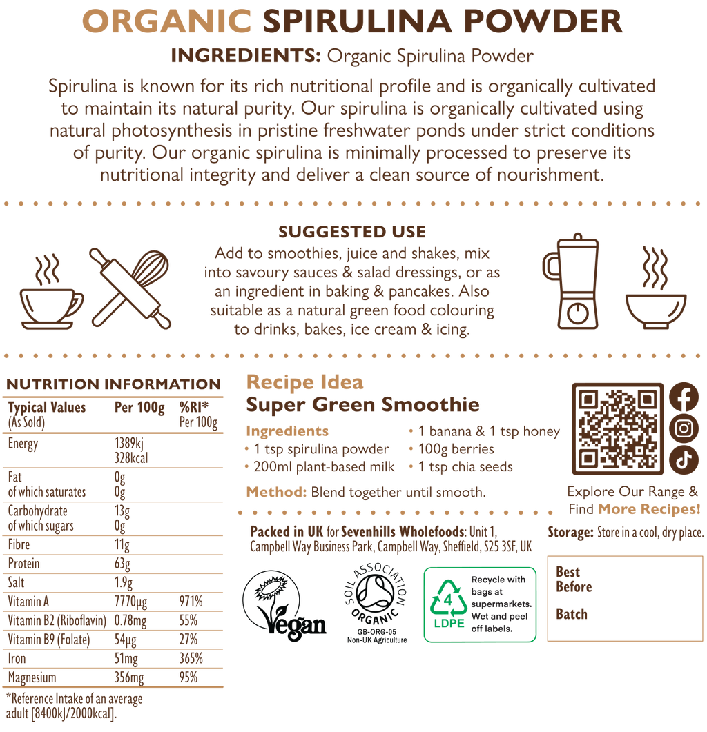Organic Spirulina Powder