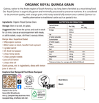 Organic Royal Quinoa Grain