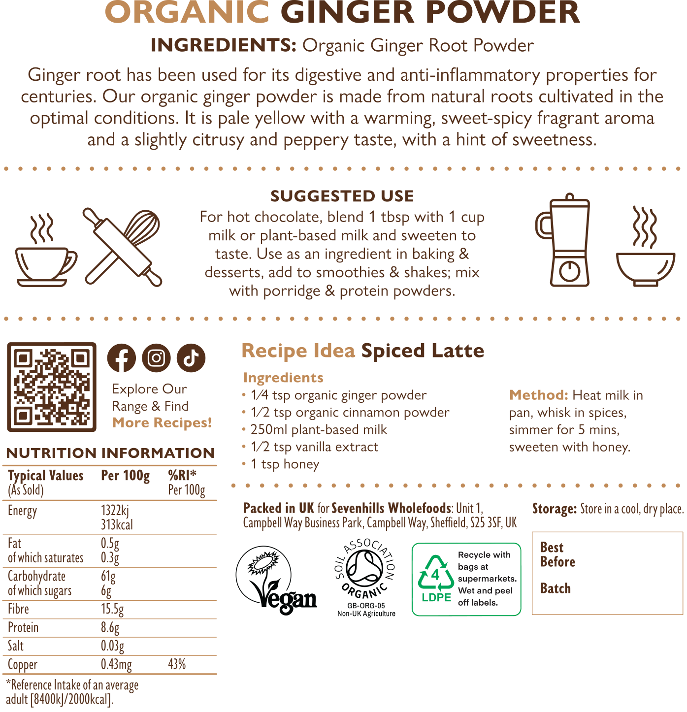 Organic Ginger Powder