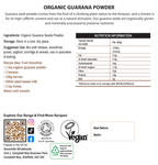 Organic Raw Guarana Powder