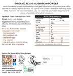 Organic Reishi Mushroom Powder