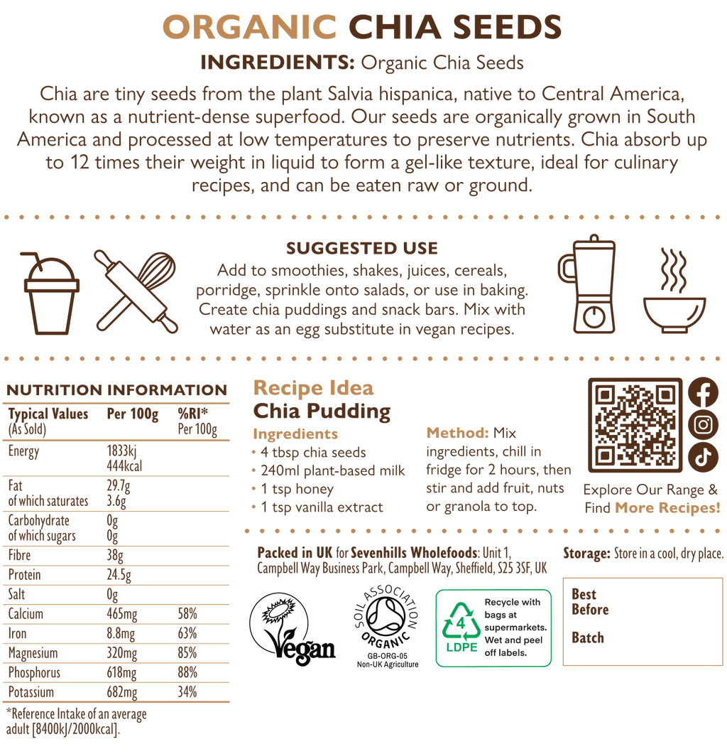 Organic Raw Chia Seeds