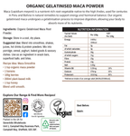 Organic Gelatinised Maca Powder