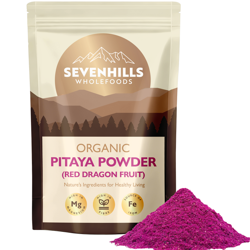Organic Pitaya (Dragon Fruit) Powder, Freeze Dried