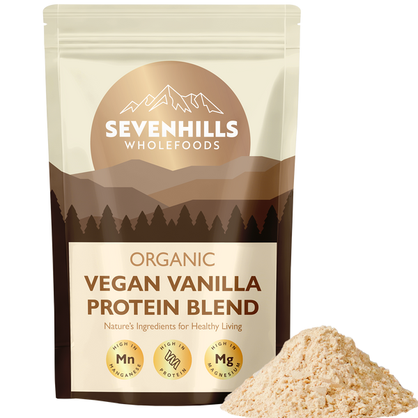 Organic Vanilla Vegan Protein Powder with Ginger