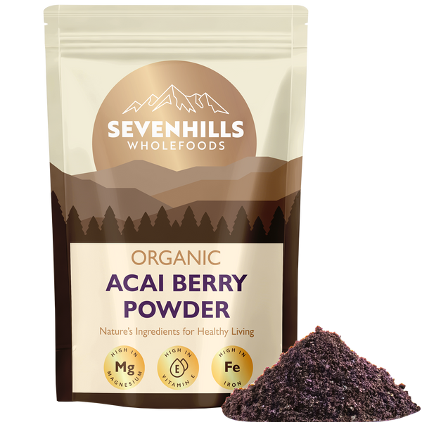 Organic Acai Berry Powder, Freeze-Dried