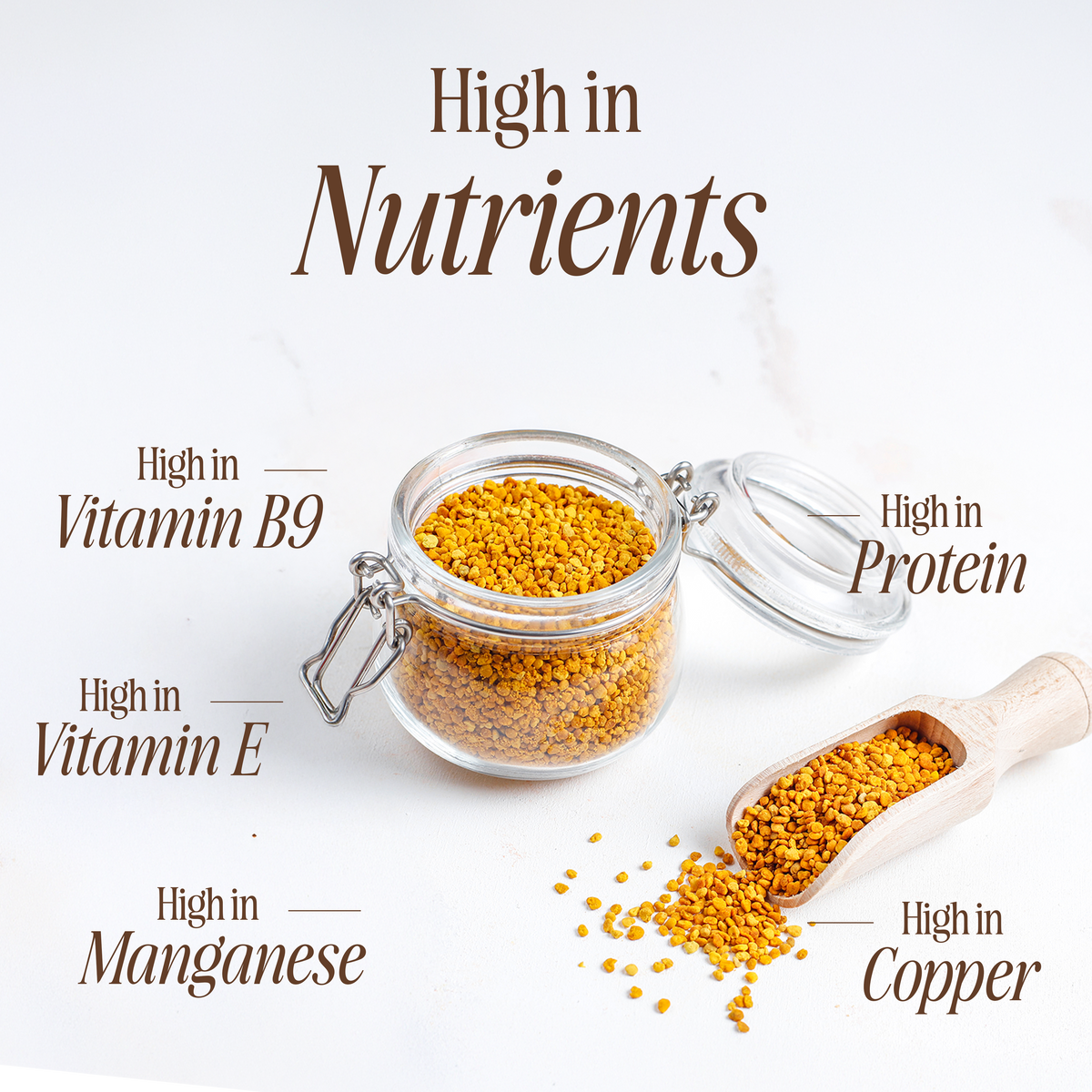 Organic Bee Pollen Granules
