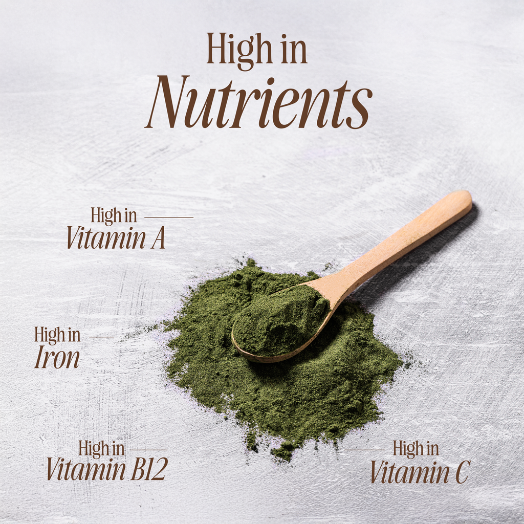 Organic Super Green Blend with Spirulina, Chlorella, Wheatgtass & Barley Grass
