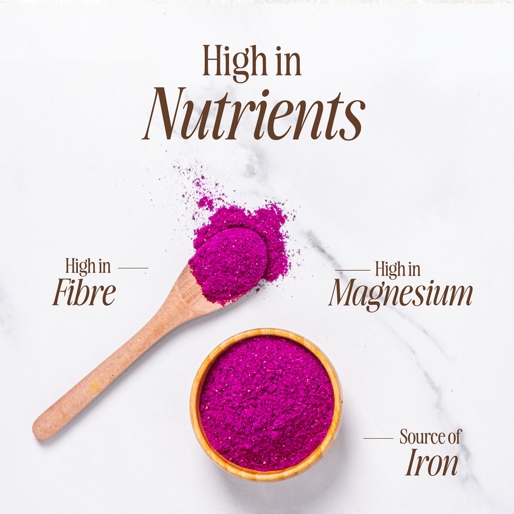 Organic Pitaya (Dragon Fruit) Powder, Freeze Dried
