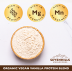 Organic Vanilla Vegan Protein Powder with Ginger