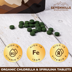 Organic Chlorella & Spirulina Tablets