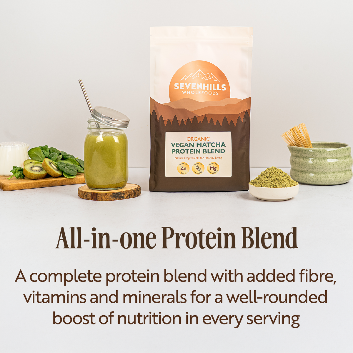 Organic Vegan Matcha Protein Blend