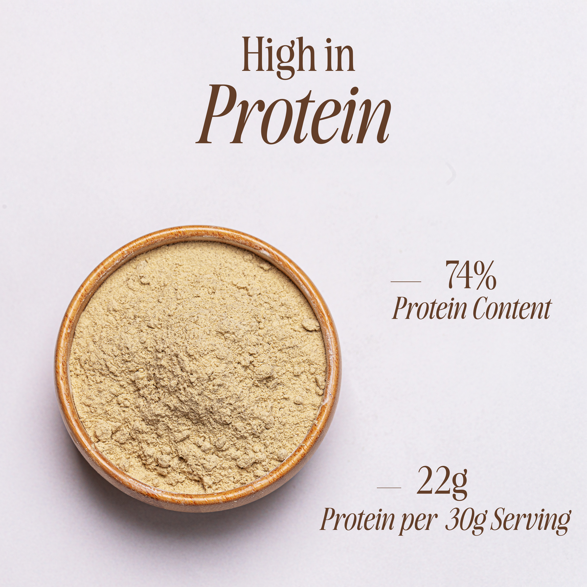 Organic Vegan Protein Blend with Pea, Hemp & Rice