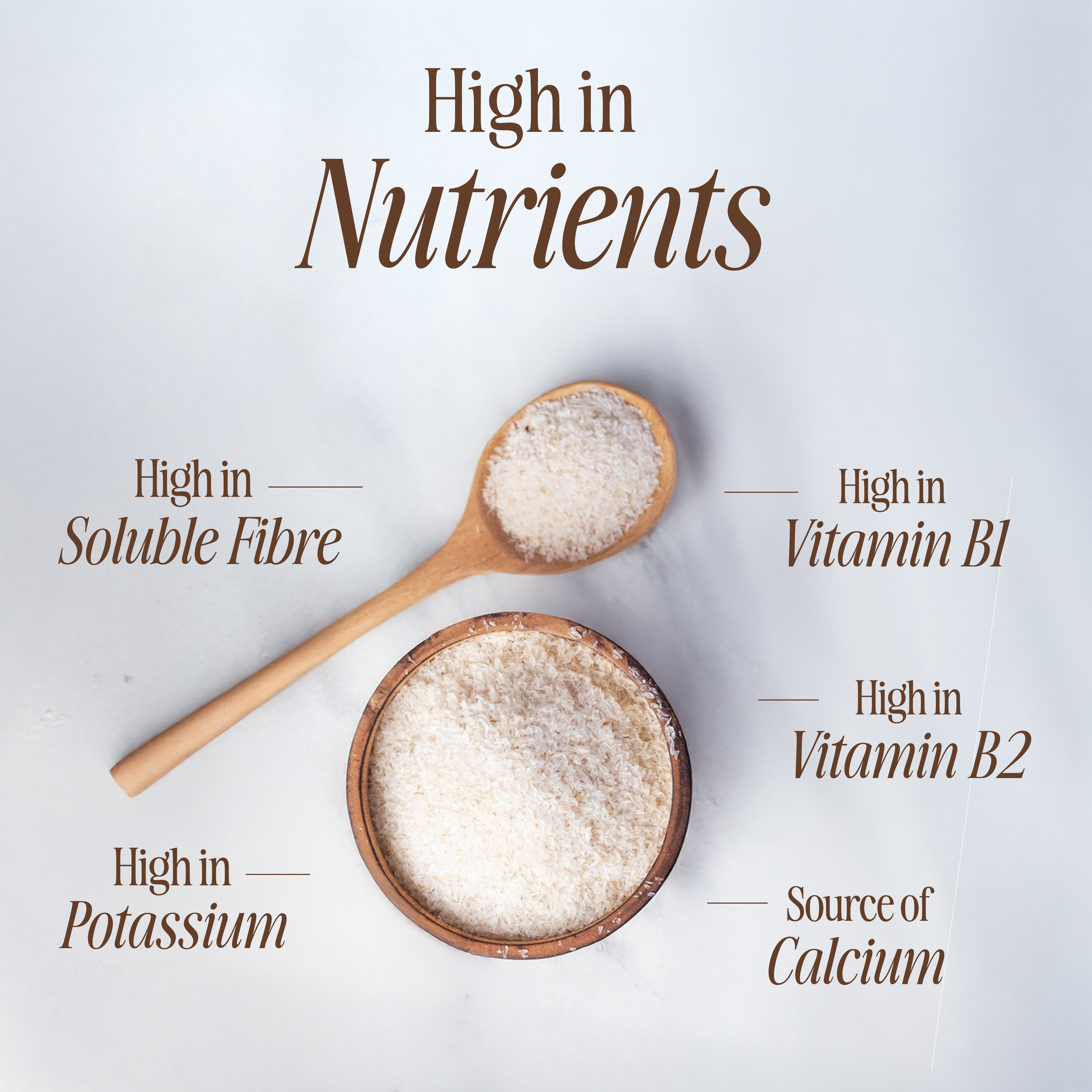 Premium Organic Psyllium Husk for High Fibre Support & Digestion