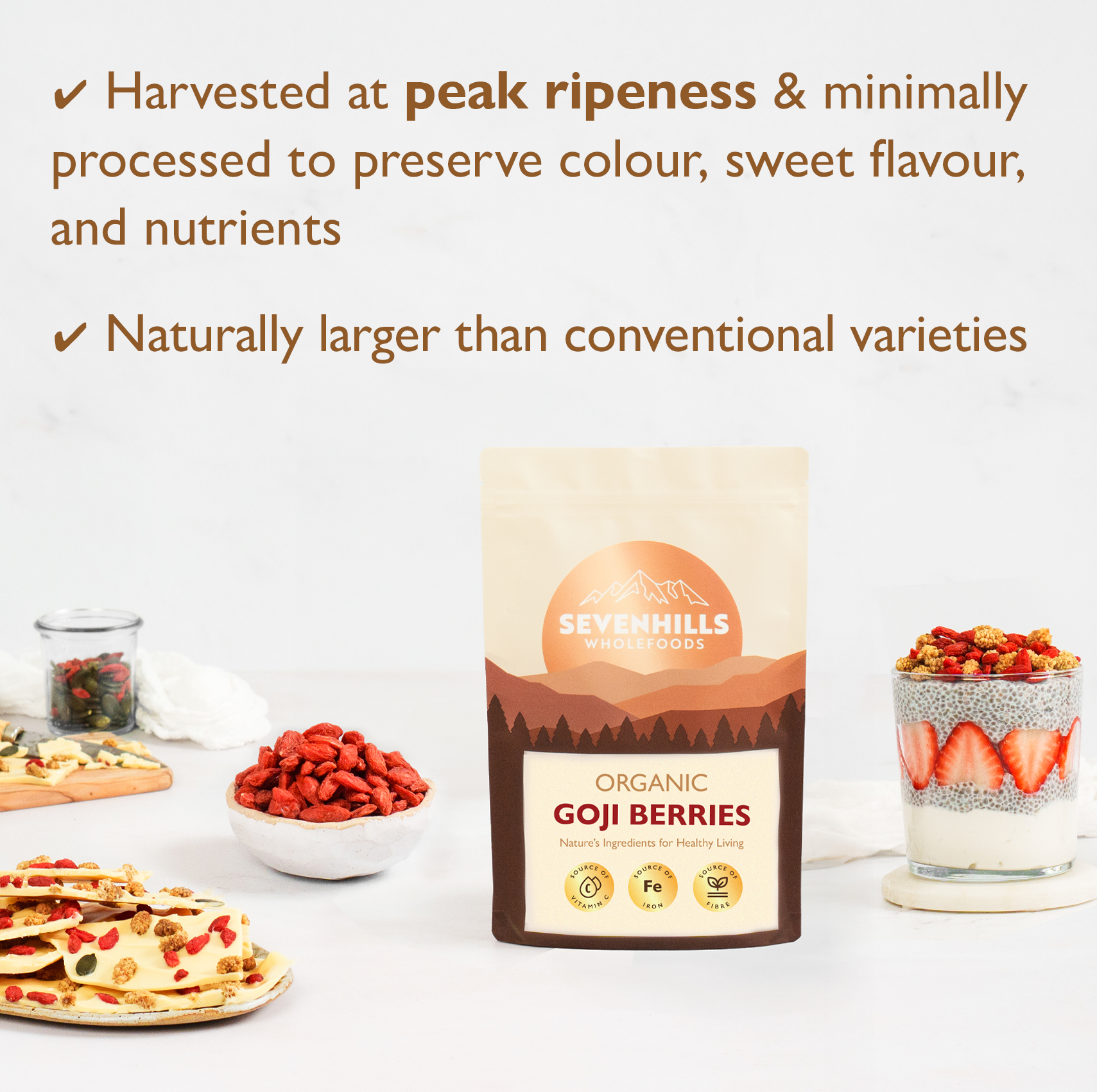 Organic Raw Goji Berries