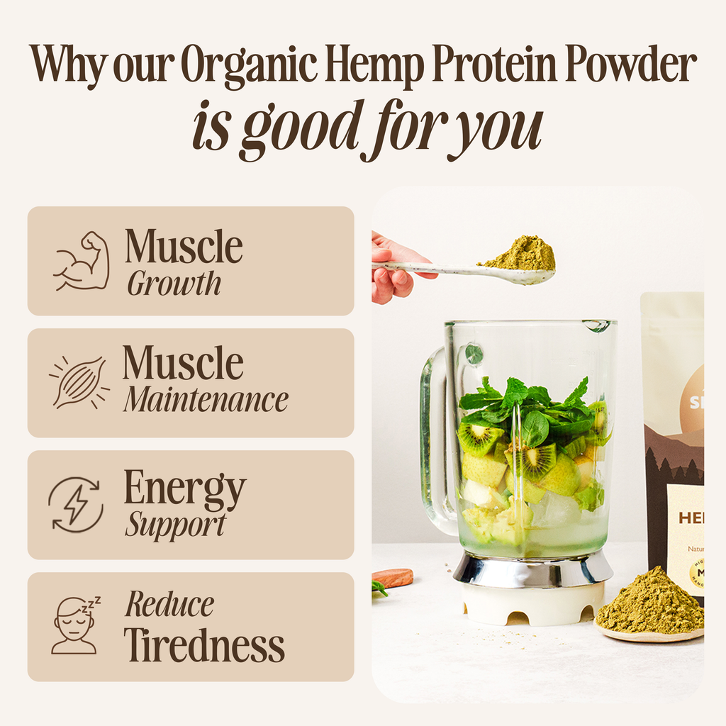 Organic Raw Hemp Protein Powder