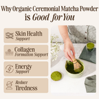 Organic Japanese Ceremonial Matcha Green Tea Powder