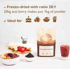 Organic Acai Berry Powder, Freeze-Dried