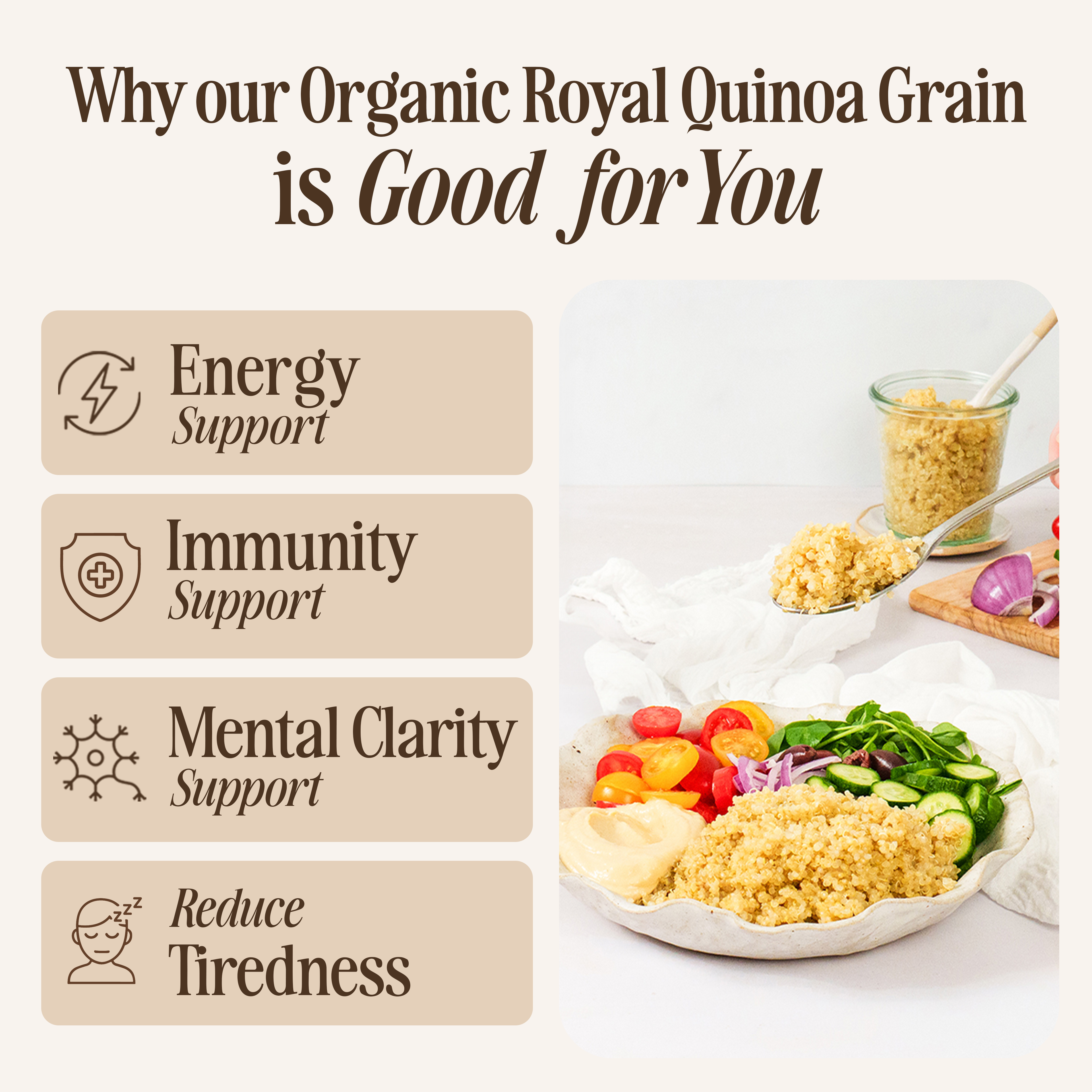 Organic Royal Quinoa Grain