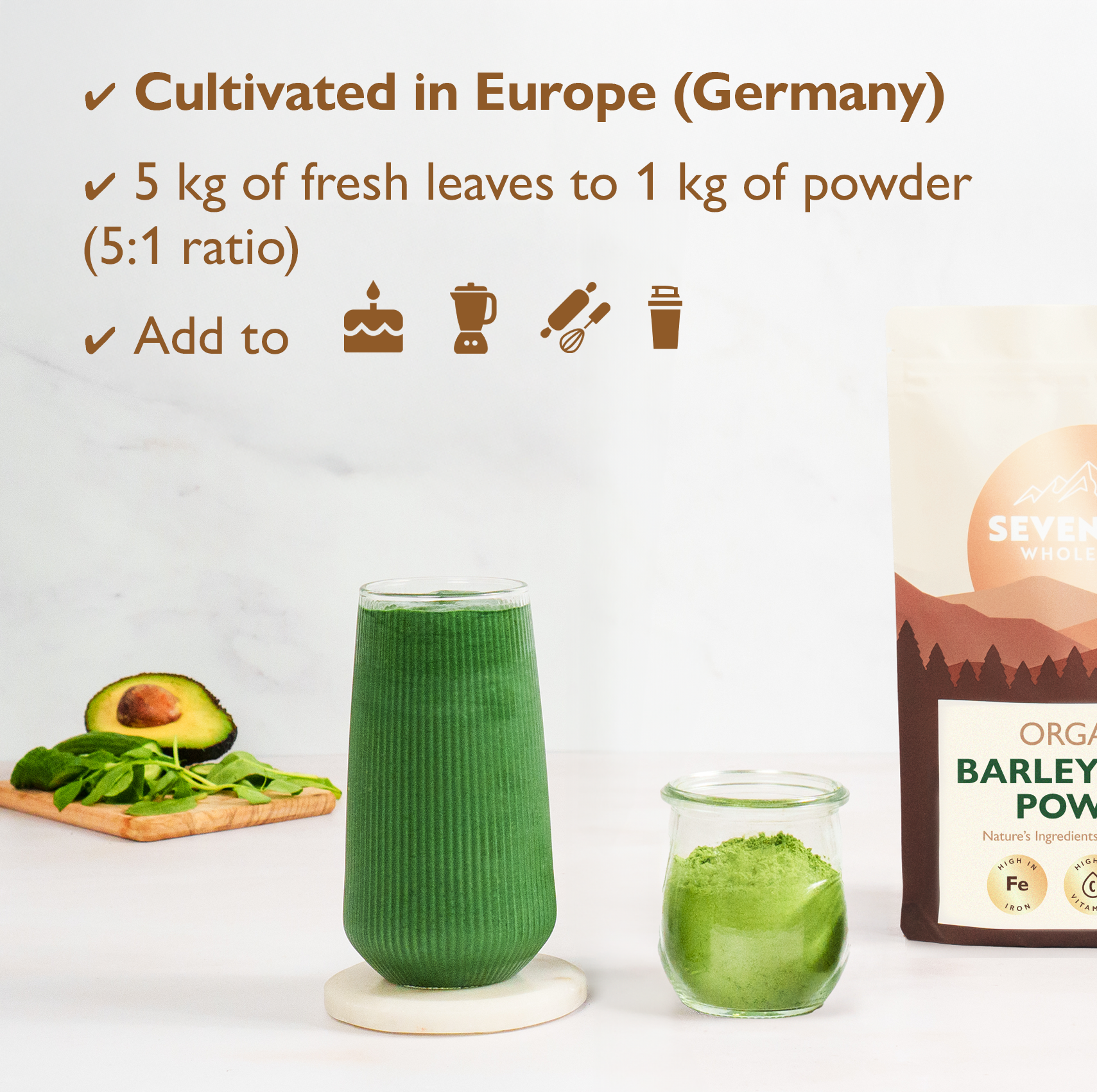 Organic European Barley Grass Powder