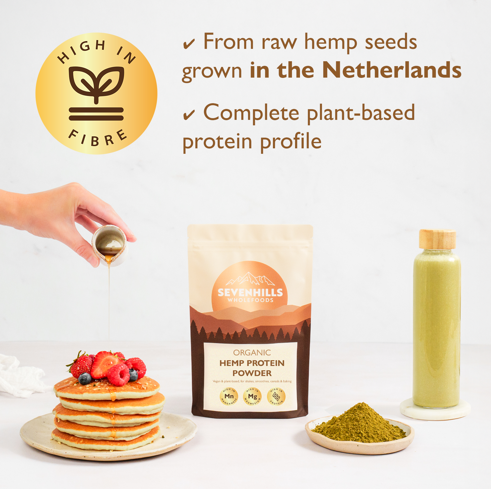 Organic Raw Hemp Protein Powder