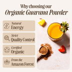 Organic Raw Guarana Powder