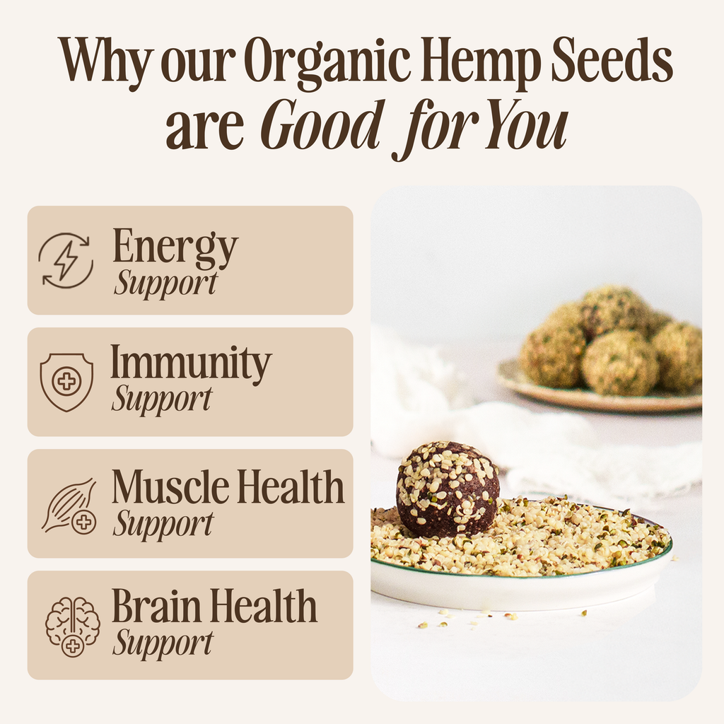 Organic Shelled Hemp Seeds