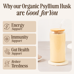 Premium Organic Psyllium Husk for High Fibre Support & Digestion