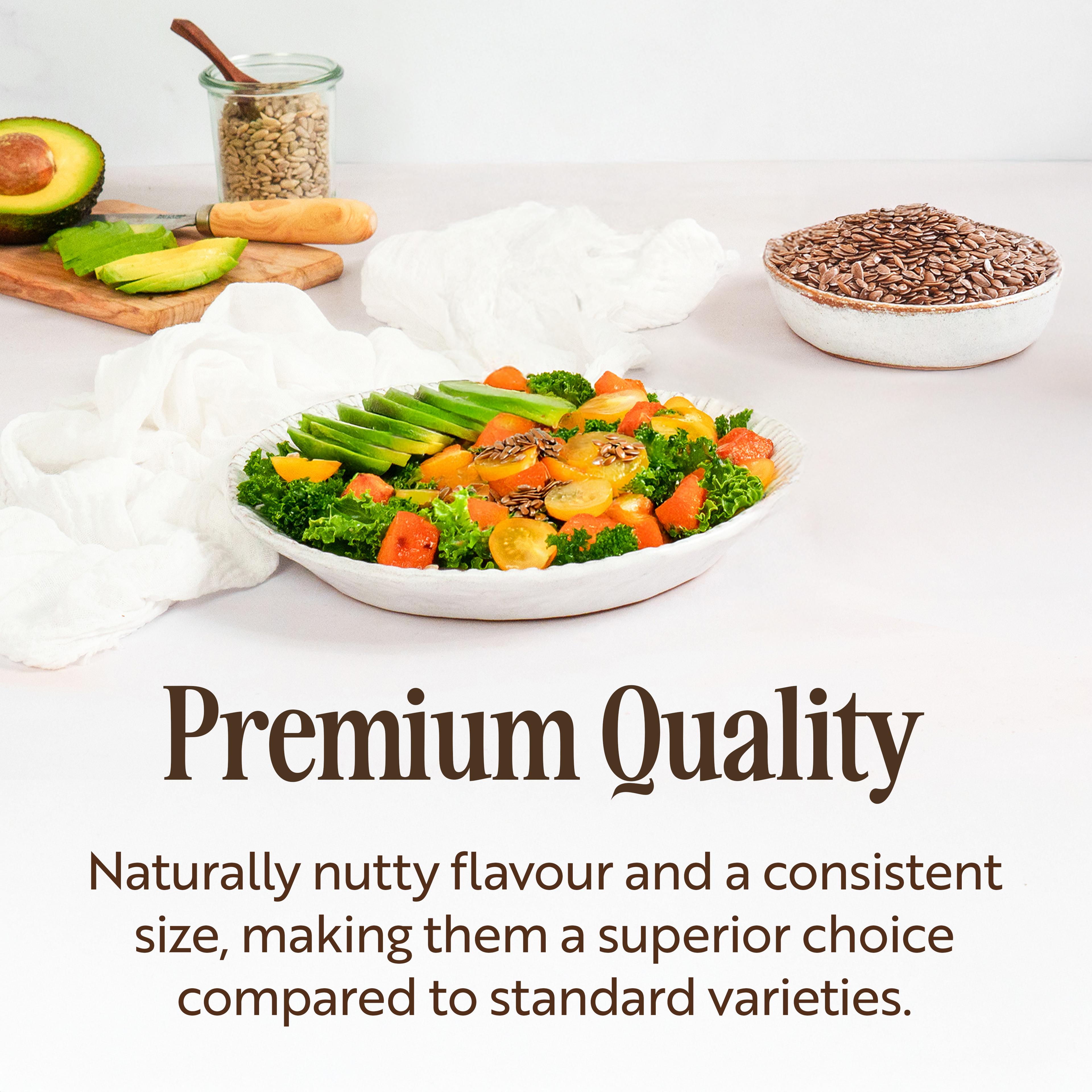 Organic Whole Flax Seeds
