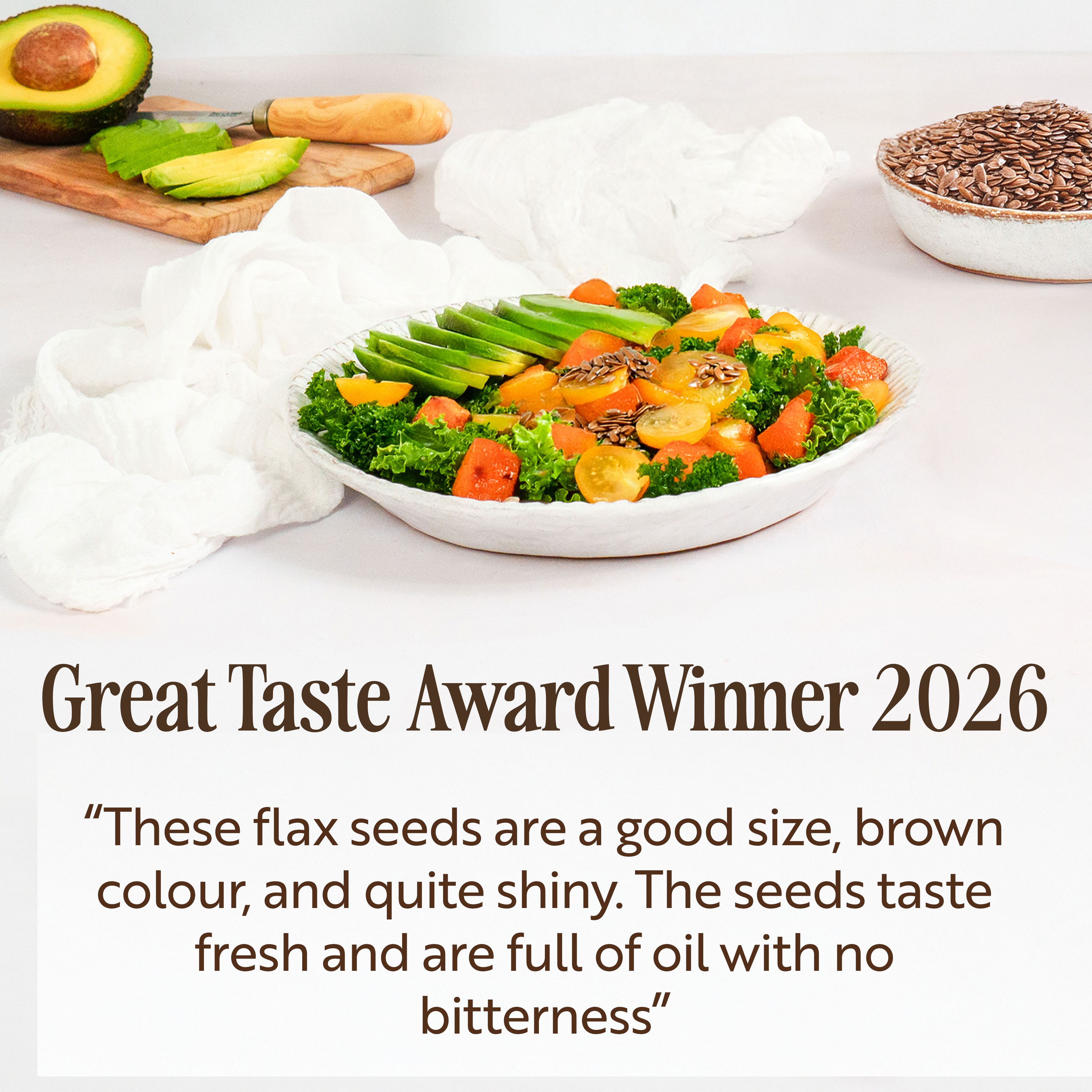 Organic Whole Flax Seeds