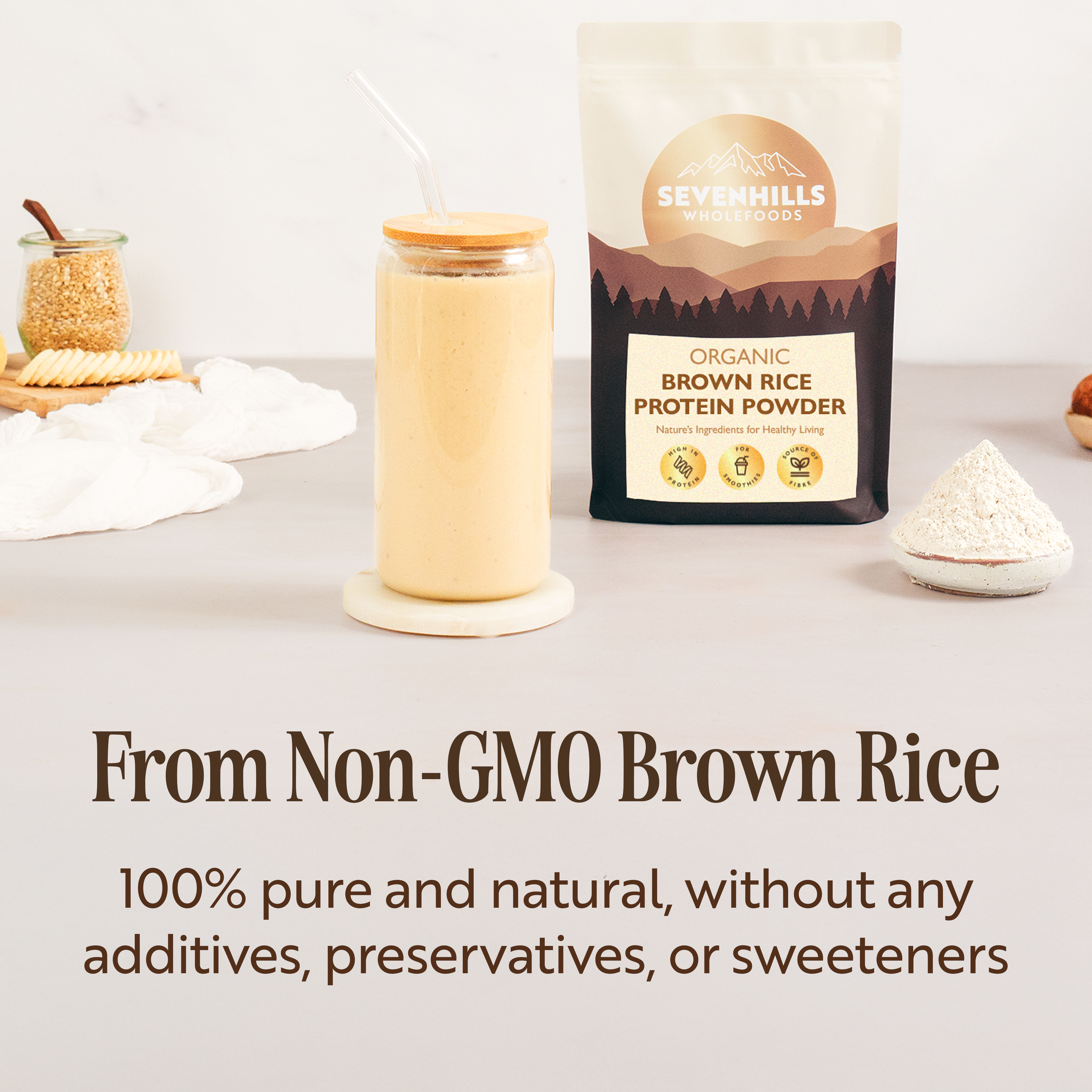Organic Brown Rice Protein Powder