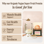 Organic Vegan Super Fruit Protein Blend