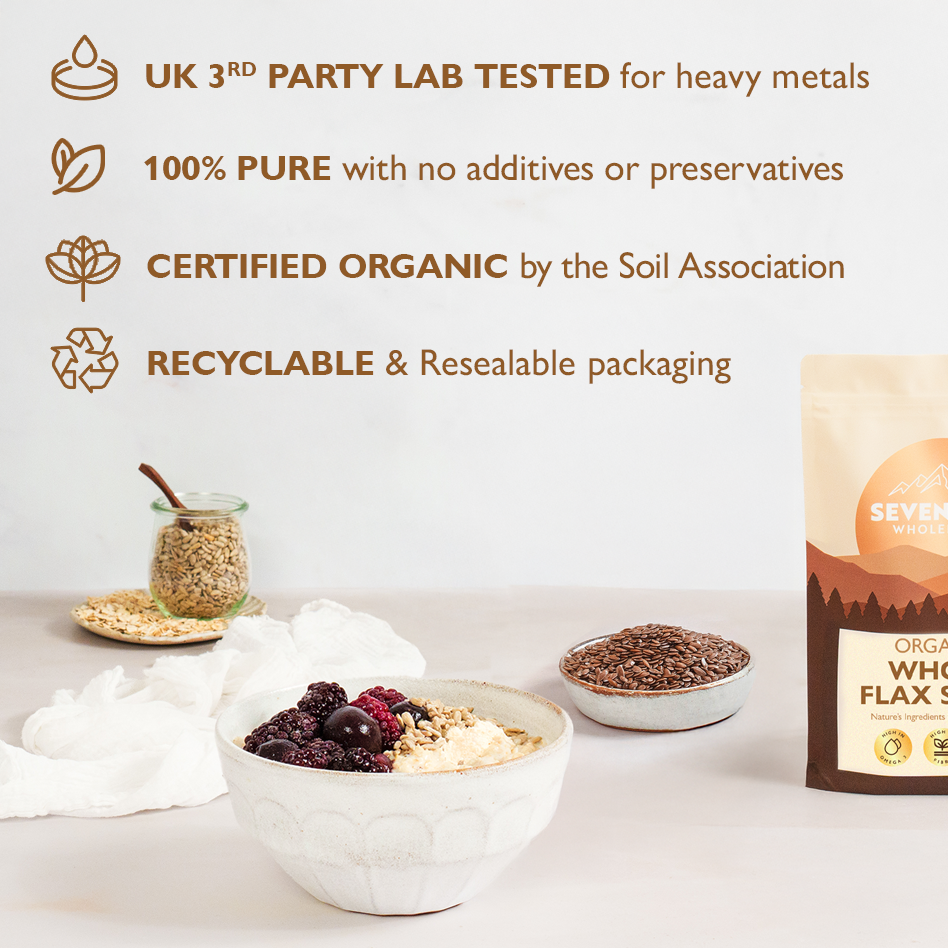 Organic Whole Flax Seeds