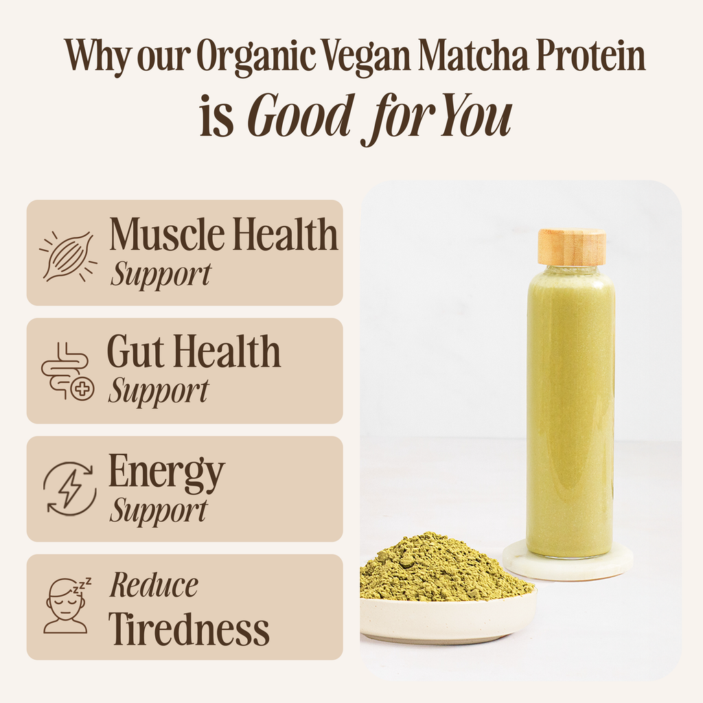 Organic Vegan Matcha Protein Blend